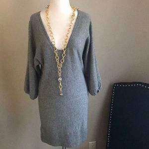 Cashmere dress.